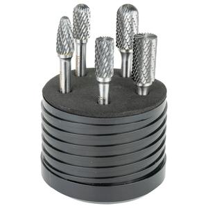 Holemaker 5pc Carbide Burr Set-3/8 & 1/2in Hdx1/4in DC Cheap Sale Sast