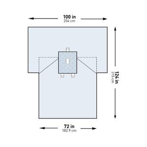 Abdominal Drape McKesson Pediatric Laparotomy Drape 100 W X 72 W X 124 L Inch Sterile Store With Big Discount