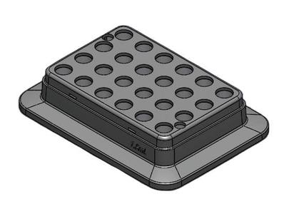 15mL x 8 block, 16.5mm dia. x 95mm depth - 18900241 For Nice