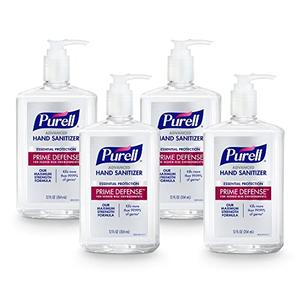 Purell Prime Defense Advanced Hand Sanitizer, Essential Protection, 12 fl oz Pump Bottles (Pack of 4) - 3699-06-EC2 Really For Sale