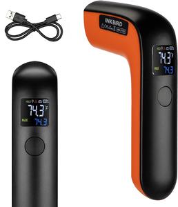 Rechargeable Infrared Thermometer Gun for Cooking -58~1022| Inkbird Colorful Display Digital Laser Temperature Gun for Pizza Oven Grill Kitchen Home Repairs with Max Measure (NOT for Human) Popular