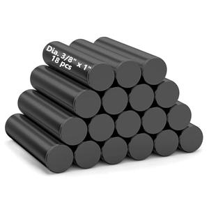 Realth Magnetic Cylinder with Epoxy Coating Black Neodymium Rare Earth Circular Magnets Rod for Industrial Purposes (MR925-18B) Outlet Pay With Paypal