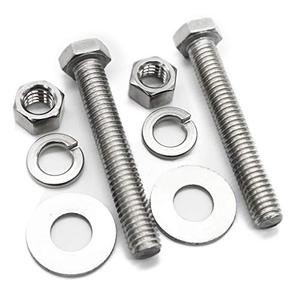 (10 Sets) 1/4-20x1-3/4" Stainless Steel Hex Head Screws Bolts, Nuts, Flat & Lock Washers, 18-8 (304) S/S, Fully Threaded by Bolt Fullerkreg Clearance Geniue Stockist