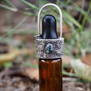 Dropper Bottle Necklace w/ New Lander Turquoise The Cheapest