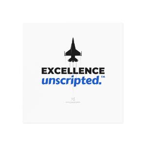 "Excellence Unscripted" II Square Magnet Recommend Cheap Online