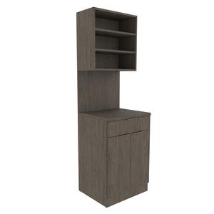 24" Config C - Dispensary Cabinet with Open Upper Buy Cheap Reliable