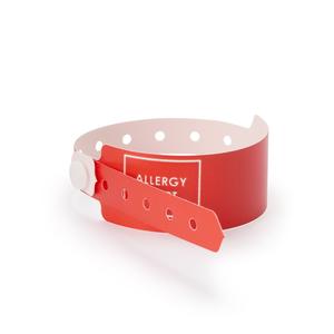 BOX/250: Identification Wristband Sentry SuperBand Alert Band Permanent Snap Allergy Alert Best Place For Sale