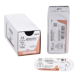 BX/12: Suture with Needle Monocryl Absorbable Uncoated Undyed Suture Monofilament Poliglecaprone Size 3 - 0 18 Inch Suture 1-Needle 19 mm Length 3/8 Circle Precision Point - Reverse Cutting Needle Latest Sale Online