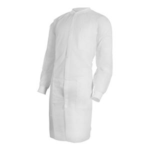 BAG/10: Lab Coat McKesson White Small / Medium Knee Length Spunbond Polypropylene Disposable For Cheap Sale Online
