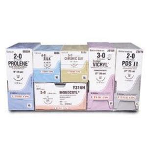 BX/36: Suture with Needle Nurolon Nonabsorbable Coated Black Suture Braided Nylon Size 0 30 Inch Suture 1-Needle 36 mm Length 1/2 Circle Taper Point Needle Countdown Package Online