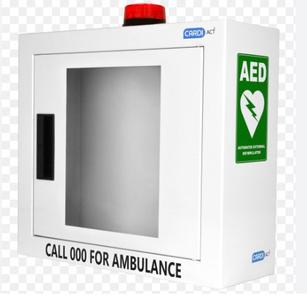 Cardiact AED Alarmed Cabinet Free Shipping Finishline