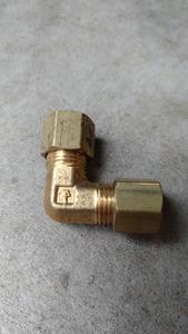 Parker 1/4" Brass Compression 90 Degree Union Elbow Cheap Cheap Online