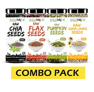 NutroVally Mix seeds for Eating Mix seeds for Weight Loss (200g*4) Each Pack 200g Discount View