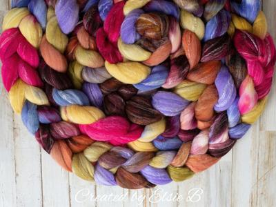 'Afternoon Tea' Targhee/ Bamboo/ Silk 4 oz Sale Low Shipping Fee