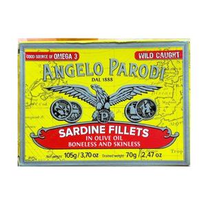 Angelo Parodi B/S Sardine Fillets 105g Classic