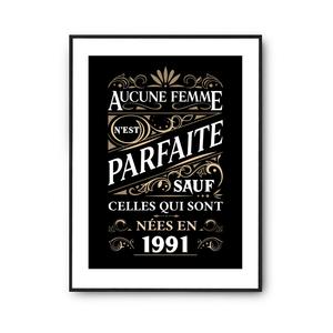 Affiche 1991 Femme Parfaite 34 ans Outlet Marketable