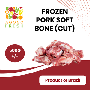 Frozen Pork Soft Bone - Cut (500g /-) For Nice For Sale