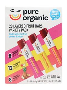 Pure Organic Layered Fruit Bars Variety Pack 28 count (Pack of 1). Buy Cheap Extremely