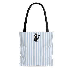 Cat's Cookies Shopper, Blue Stripes Discount For Nice
