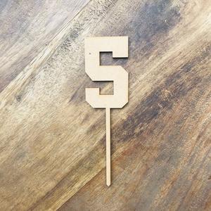 10cm 5 Number Cake Topper #5 ATH Best Sale For Sale