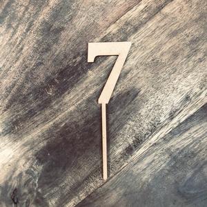 10cm 7 Number Cake Topper #7 CMB Buy Cheap Best Sale
