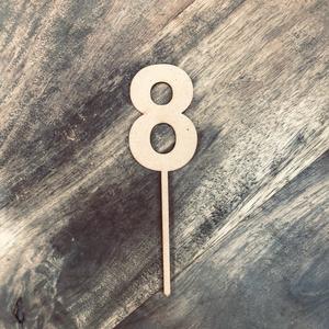 10cm 8 Number Cake Topper #8 ARB Outlet Store Cheap Online