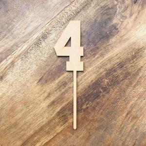 10cm 4 Number Cake Topper #4 ATH Outlet Recommend