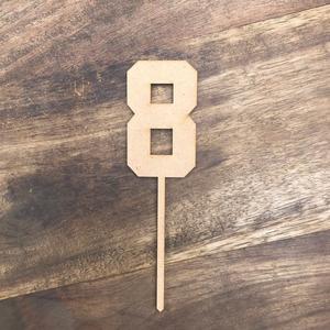 10cm 8 Number Cake Topper #8 ATH Sale Online Online