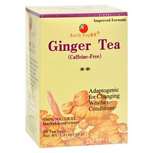 Health King Medicinal Teas Ginger Herb Tea - Caffeine Free - 20 Tea Bags Cheap Sale Best Pices
