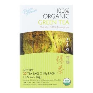 Prince Of Peace Organic Green Tea - 20 Tea Bags Free Shipping Online