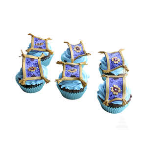 Aladdn Cupcakes docena con decoraciones de alfombra mgica Free Shipping Browse