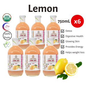 [Georgia's Natural] Lemon Juice 750mLX6 Bottles | 100% Pure Organic |  PREMIUM Authentic Online