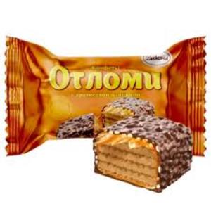 "Otlomi" Waffle Candy With Peanuts and Carmel Sale Sast