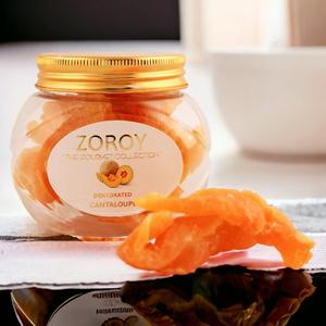 ZOROY Dehydrated Dried Cantaloupe slices Fruits - 2 bottles pack of 125 gms each- 250gms Buy Cheap 2025 Newest
