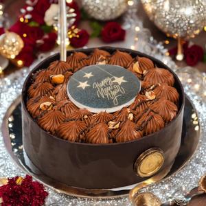 ZOROY Sugarfree Belgian Choco Hazelnut Praline New Year Cake Clearance Original
