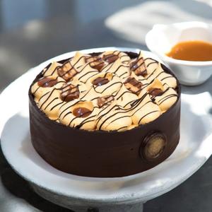 Eggless Snickers Chooclate Caramel Cake Clearance Store Sale Online