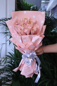 Chocolate Hand Crafted Classic Bouquet with 10 chocolates - Bangalore Only Comfortable Cheap Pice