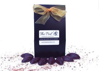 Sugar Free Chocolate Dipped Salted Almonds Outlet Supply