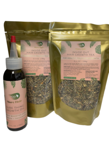 60 Day Supply Inside Out Hair Growth Tea And Sure Thing Growth Oil Good Selling Online