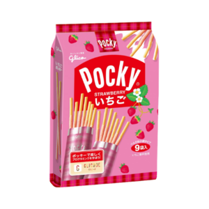 Glico Pocky Ichigo (Strawberry) 8pcs 93.6g Sale High Quality