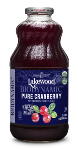 Lakewood Organic Biodynamic Pure Cranberry Juice | 32oz Outlet Order