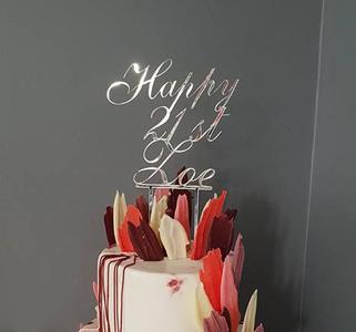 Custom Mirror Cake Toppers Best Place