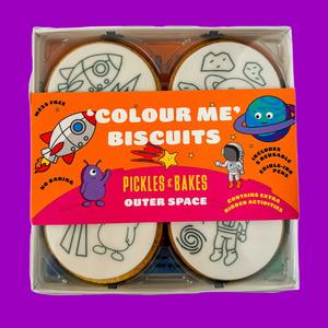 Outer Space Colour Me Biscuits Clearance Geniue Stockist