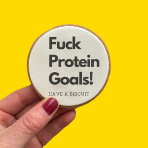'Fuck Protein Goals' Biscuit Free Shipping Fashion Style