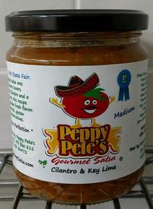 Peppy Pete's Gourmet Salsa - Cilantro & Key Lime - 16 oz Cheap Sale Big Sale