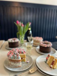 Vanilla Rhubarb Valentines Cake Free Shipping Real