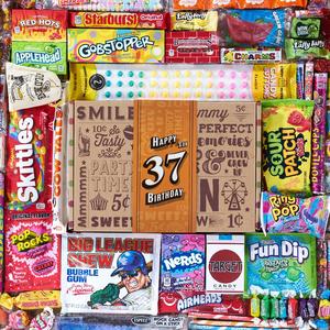 37th Birthday Retro Candy Gift Buy Cheap 2025 Unisex