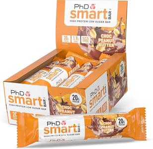PhD Smart Bar Chocolate Peanut Butter 12 x 64g 2025 New For Sale