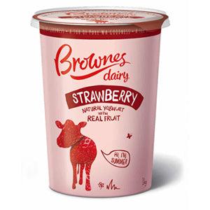 Brownes Strawberry<br>Yoghurt - 1kg Find Great Cheap Online