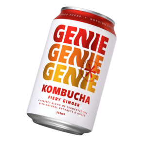 Genie Drinks Fiery Ginger Kombucha 330ml Visit New